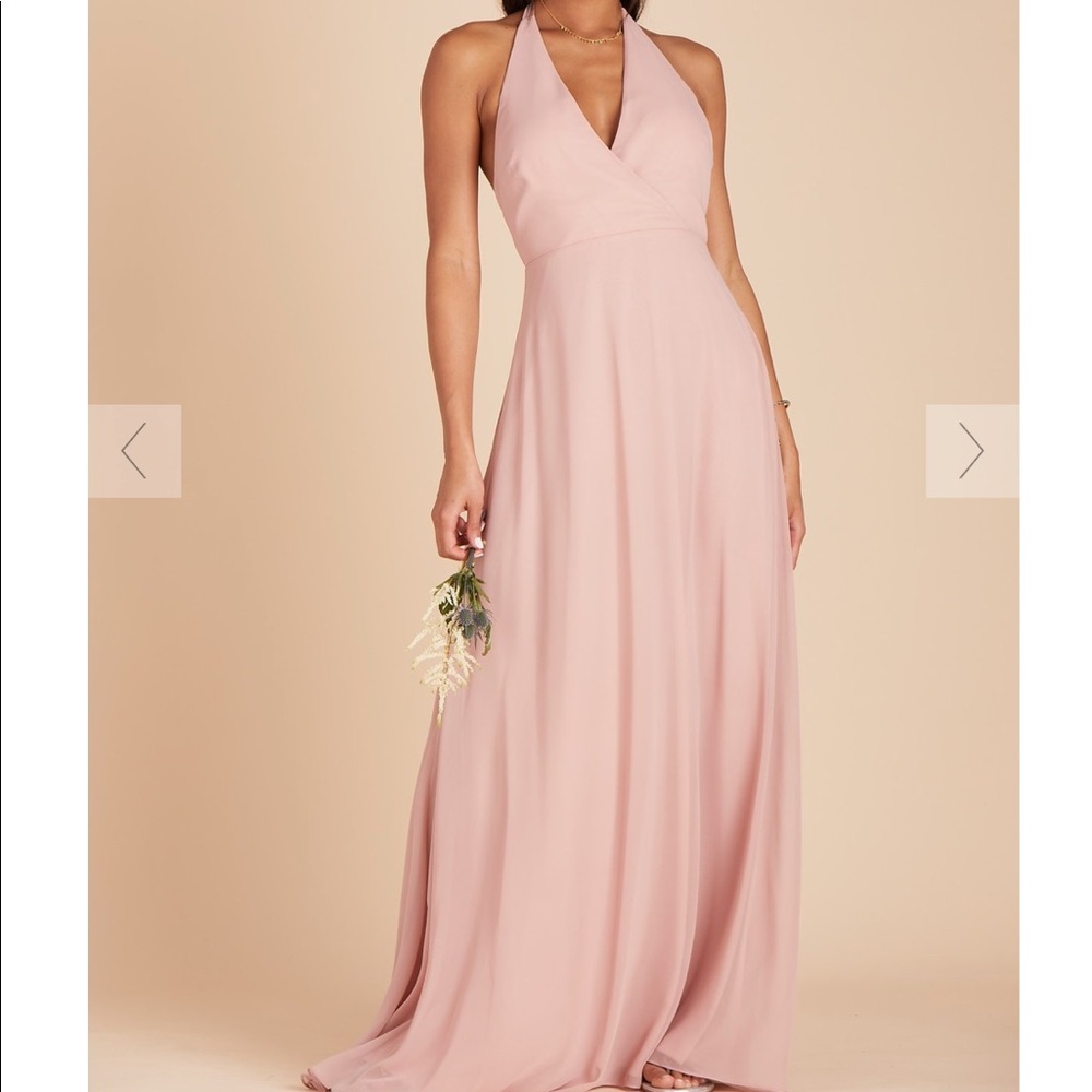 NWT Moni Birdy Grey dress - rose quartz Medium